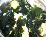 茄子と卵のわかめスープ作り方5写真