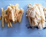 レンジで簡単♪エノキ＆油揚げの甘辛炒め煮作り方1写真