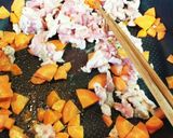フライパンで簡単♪お肉たっぷりのおから煮作り方1写真