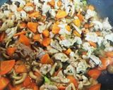 フライパンで簡単♪お肉たっぷりのおから煮作り方2写真
