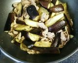 ナスと豚肉の味噌炒め作り方2写真