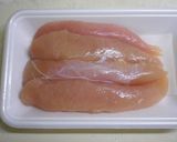 妹直伝＊ささみの梅と青じそ和え作り方1写真