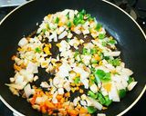 焼肉のたれでひき肉のせごはん♪カレー風味作り方3写真