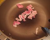 お吸い物で簡単！豚肉の松茸風味パスタ作り方3写真