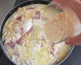 フライパン1つで簡単カルボナーラ作り方3写真