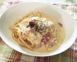 フライパン1つで簡単カルボナーラ作り方5写真