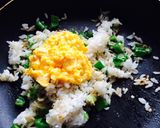 【干し海老とピーマンの卵炒飯♪】作り方4写真