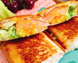 マヨのみで旨し☆ハムエッグのホットサンド作り方11写真
