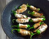 ビールによく合う♪ししとうバラ肉巻き作り方2写真
