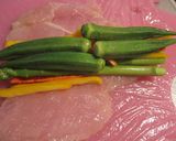 彩り野菜の蒸し鶏ロールサラダ作り方4写真