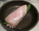彩り野菜の蒸し鶏ロールサラダ作り方6写真