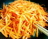 枝豆たっぷり♪ふわふわ卵の人参しりしり作り方4写真