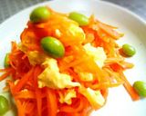 枝豆たっぷり♪ふわふわ卵の人参しりしり作り方8写真