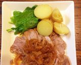 簡単!美味しい焼き豚♡玉葱と生姜たっぷり作り方6写真