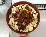 ☆キャベツと鶏もも肉のニンニク味噌タレ作り方5写真