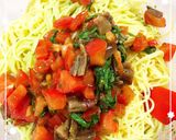 【簡単】アンチョビとトマトの冷製パスタ作り方12写真