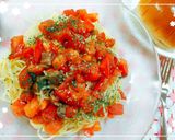 【簡単】アンチョビとトマトの冷製パスタ作り方13写真