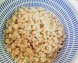 ゴマドレでもち麦入り棒々鶏サラダ♡作り方1写真