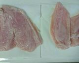 しっとり☆鶏胸肉の大葉クリームチーズ包み作り方2写真