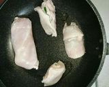 しっとり☆鶏胸肉の大葉クリームチーズ包み作り方5写真