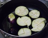 焼きナスの冷製そぼろ餡かけ作り方1写真
