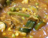 夏野菜で豚タンカレー。作り方10写真