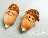 秋キャラおかず*どんぐりちゃん作り方6写真