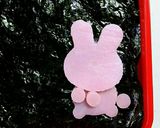簡単秋キャラ弁 抜き型でお月見うさちゃん作り方6写真
