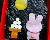 簡単秋キャラ弁 抜き型でお月見うさちゃん作り方11写真