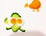 胡瓜ドリー&人参ニモ ♡簡単キャラ弁作り方5写真