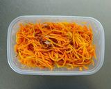 レンジで簡単☆ご飯のお供に・無限人参。作り方4写真