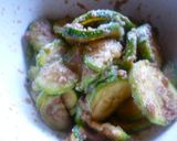 ズッキーニの胡麻和え♪作り方3写真