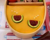 【キャラ弁】オムライスのスイカ弁当作り方4写真