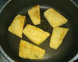 油揚げのカレー風味肉詰め作り方6写真