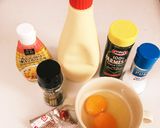 簡単☆濃厚カルボナーラうどん作り方1写真