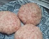 アルミ箔と無水鍋で、蒸しハンバーグ！作り方1写真
