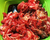 簡単おかず！ ジューシー牛肉の唐揚げ作り方1写真