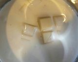 桃とホワイトチョコの♥レアチーズケーキ作り方4写真