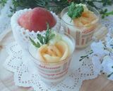 桃とホワイトチョコの♥レアチーズケーキ作り方9写真