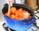 仏風おもてなし　鶏と人参のブレゼ作り方4写真