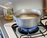 WECKで 苺ソースのミルクプリン風作り方2写真