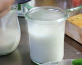 WECKで 苺ソースのミルクプリン風作り方4写真