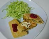 油揚げのカレー風味肉詰め作り方8写真
