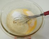 394㌍☆ﾍﾙｼｰ☆カステラ風ケーキ作り方3写真