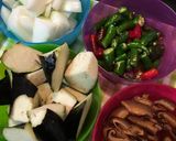 豆腐と豚肉と野菜のケチャップ煮作り方1写真