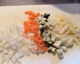 トマト風味のドライカレー作り方1写真