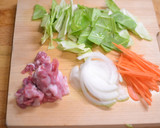 レンジで簡単☆基本のペーパー焼そば作り方1写真