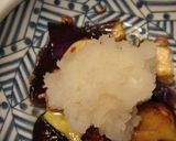 茄子と厚揚げのガーリック風味おろし乗っけ作り方6写真