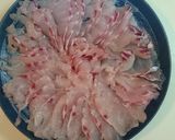 魚料理★マハタの刺身をしゃぶしゃぶに〜お鍋も⭕️作り方3写真