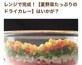 レンジで作る☆簡単夏野菜ドライカレー作り方6写真